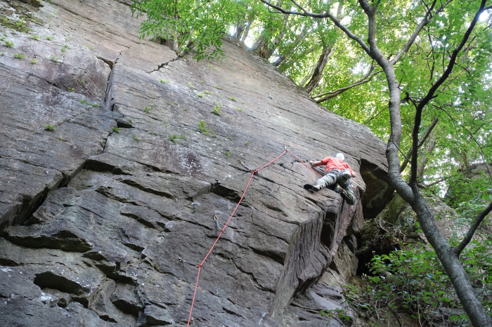 2019年10月5日、初めての「非公開の岩場３」、香坂の岩場_b0037220_10033355.jpg