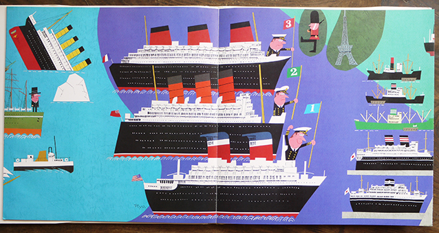 絵巻えほん・船 柳原良平 初版カバ 佐藤英和宛献呈サインイラスト入