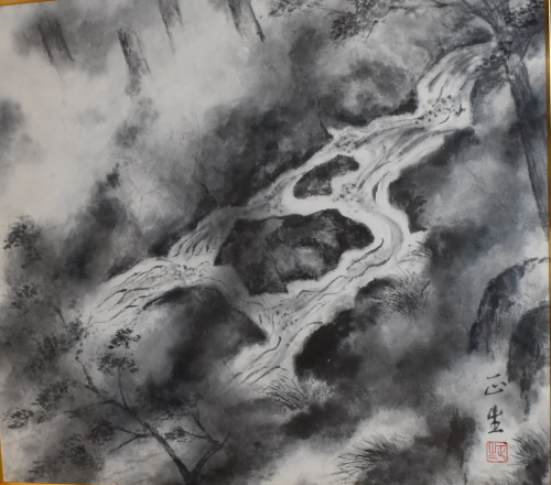 第38回 秋の日本水墨画展を観てきました : 水墨画を楽しもう