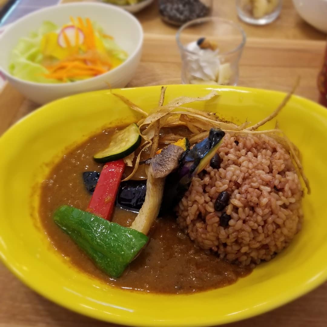 Cafe f フォルテ 軽井沢 酵素玄米カレーのランチセット ぴきょログ 軽井沢でぐーたら生活 Cafe f フォルテ 軽井沢 酵素玄米カレーのランチセット ぴきょログ 軽井沢でぐーたら生活