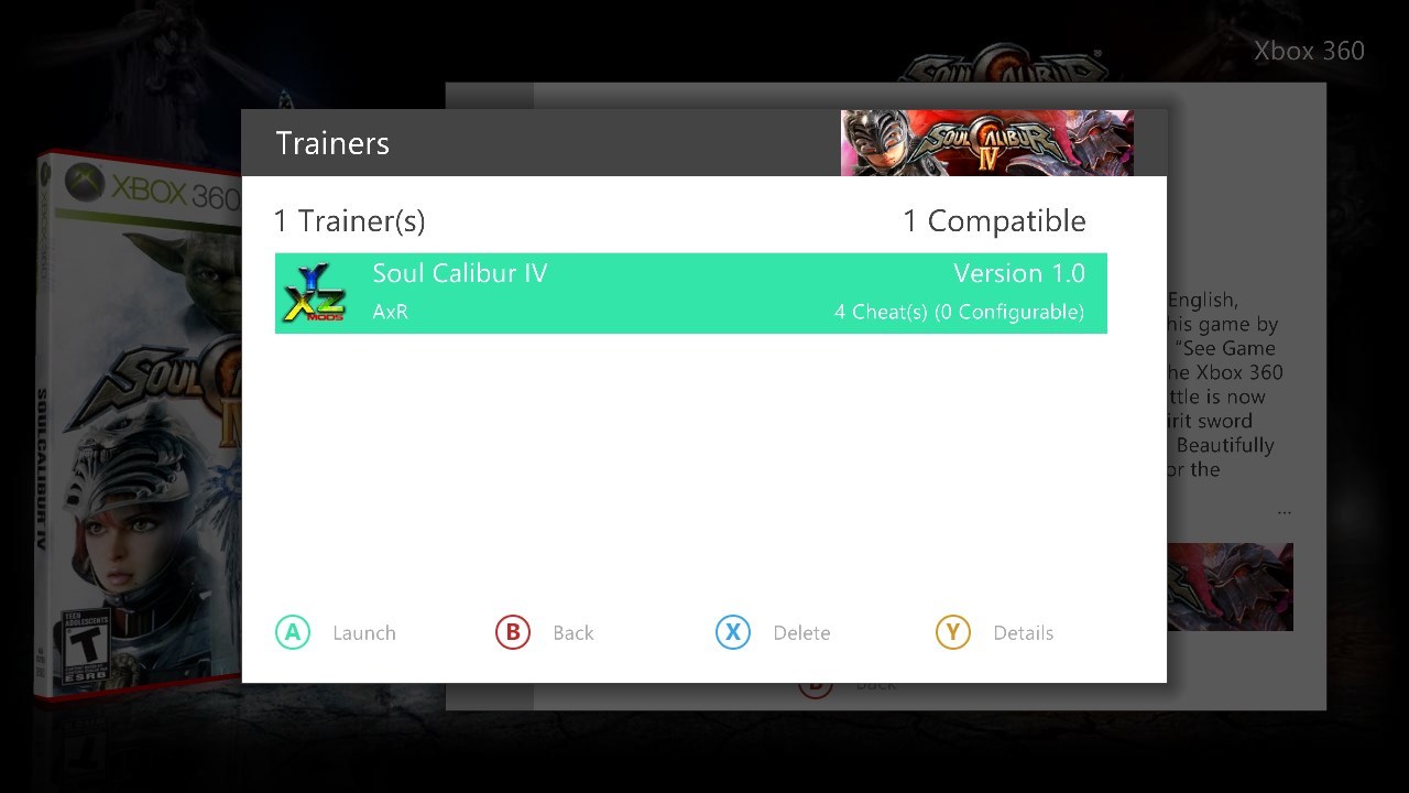 RGH xbox360 チート機能を使う方法(Trainer) : dreaboxssのページ