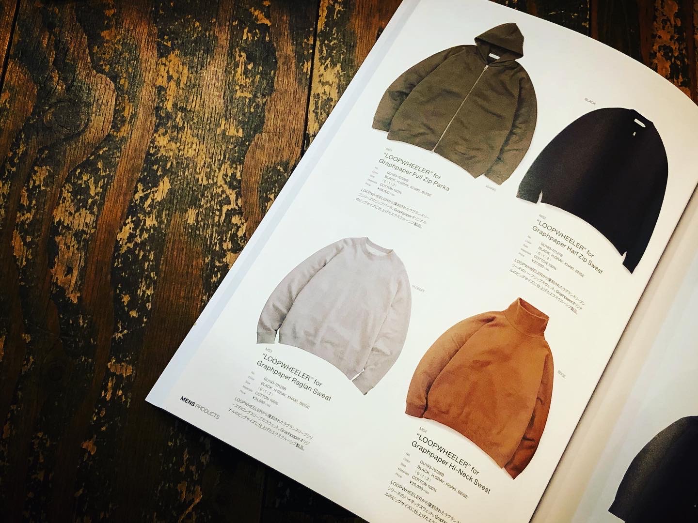 Graphpaper × LOOPWHEELER 10.12(Sat.) Release!!_c0079892_19355068.jpg