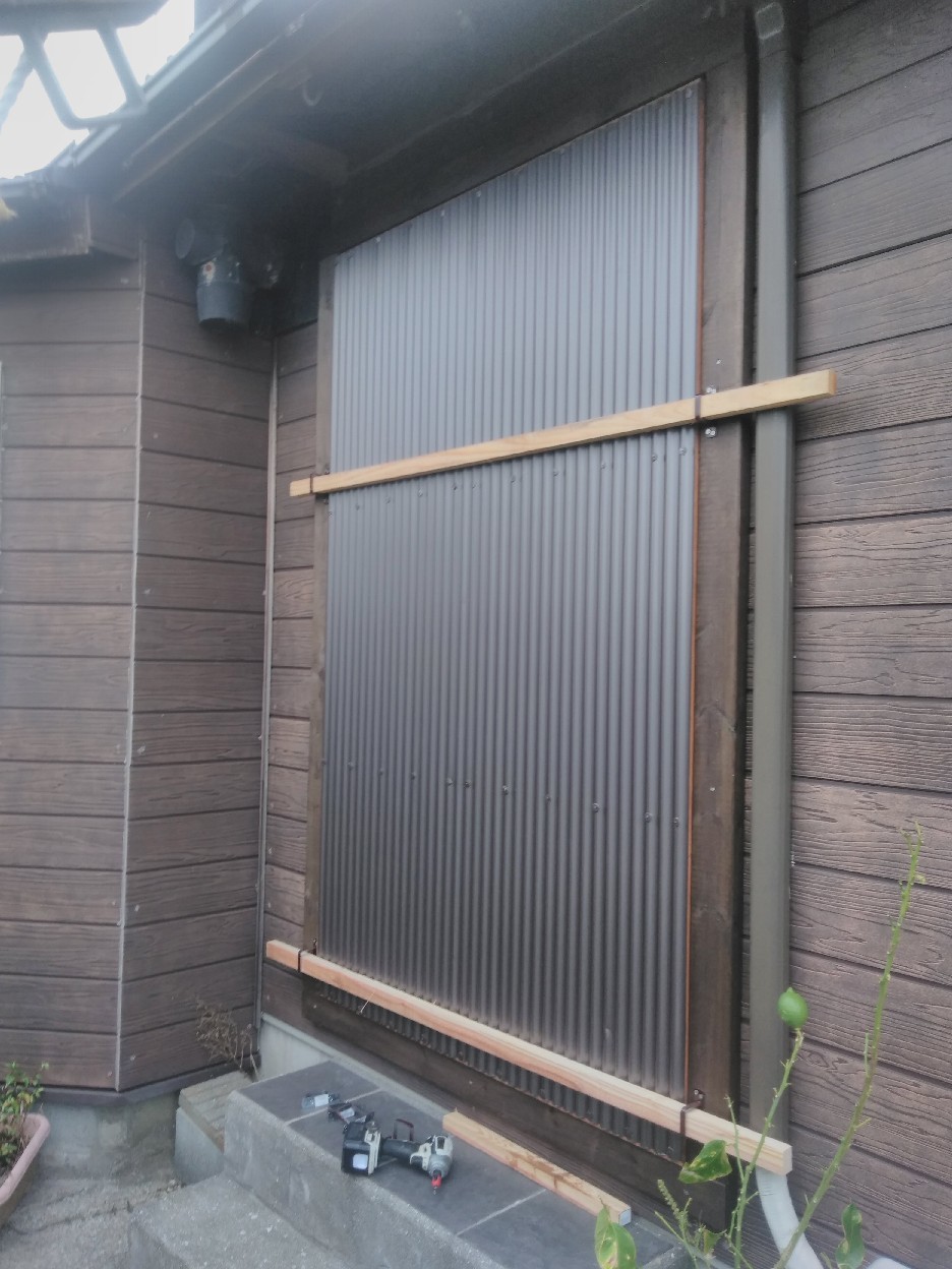 雨戸雨戸自作 南面だ のら ふら Nora Hula