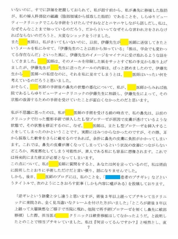 Ｂ医師との裁判：東京高等裁判所におけるalphaさん（仮名）さんの証言陳述書_d0092965_02392869.jpg