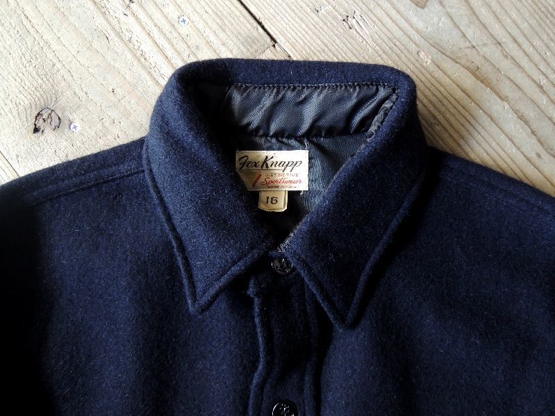 60S FOX KNAPP WOOL SOLID CPO SHIRT--RECOMMEND-- : 38CLOTHING BLOG