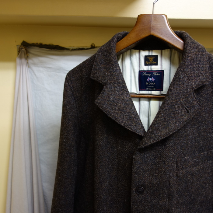 商品入荷のお知らせ / classic shetlandwooltweed tailor jacket_e0130546_19363353.jpg