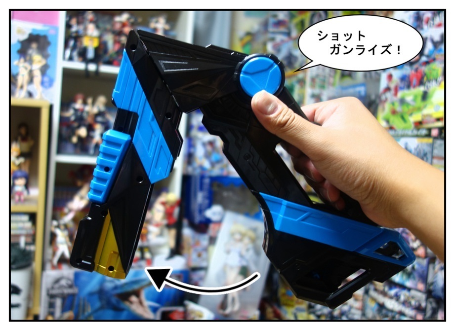 【漫画で雑記】DXアタッシュショットガン/DXパンチングコング/DXフレイミングタイガーで徹底的に遊ぶ!!_f0205396_16172340.jpg