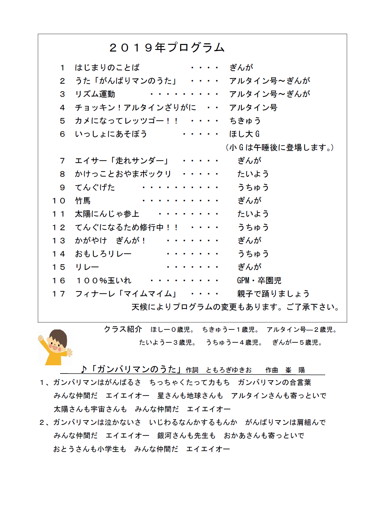 運動会について 太陽の子保育園 ひかりのこほいくえんブログ