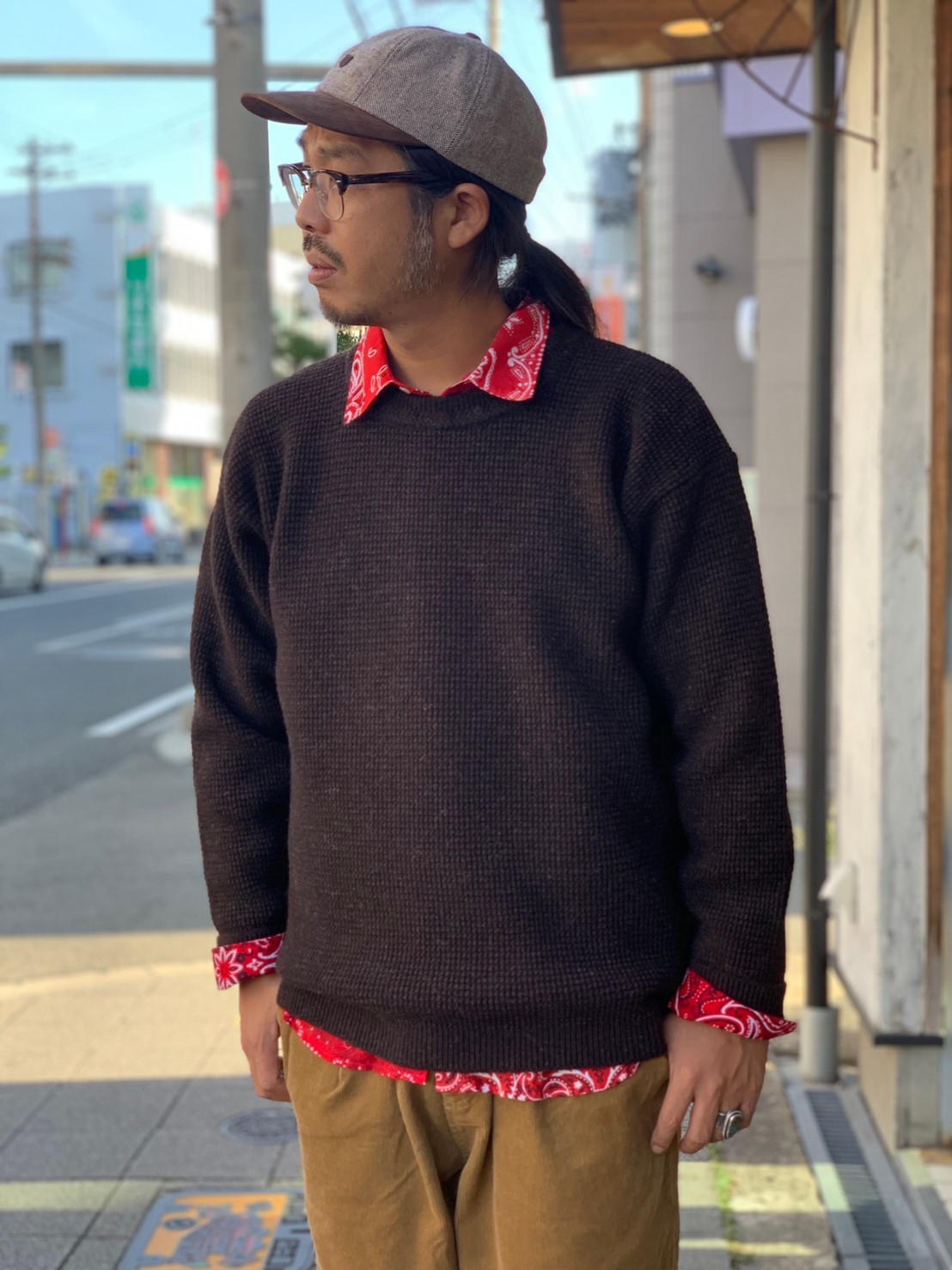 \"Nasngwam.\"<<YARD SWEATER>>BROWN Style_c0167336_19212572.jpg