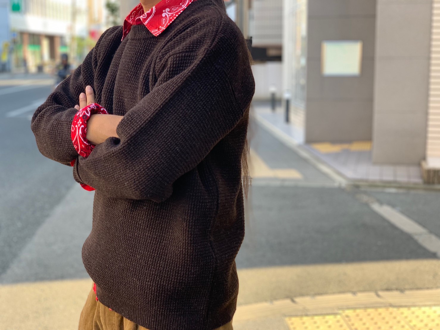 \"Nasngwam.\"<<YARD SWEATER>>BROWN Style_c0167336_19224213.jpg