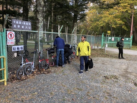 紅葉の支笏湖ー千歳ポタリング_b0209862_17404144.jpg
