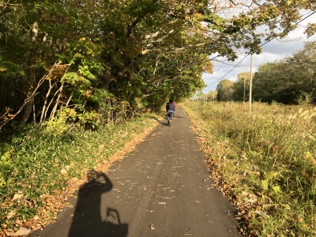 紅葉の支笏湖ー千歳ポタリング_b0209862_17461507.jpg