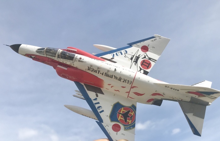 F-4EJ改 第302飛行隊ファントム最終年2019記念塗装 ホワイト、ブラック_c0223634_10252664.jpeg