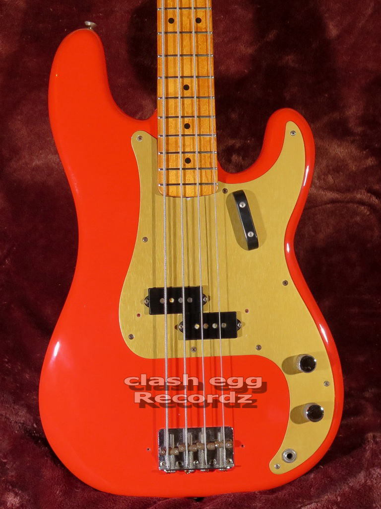 American Vintage 57 Precision Bass Fiesta red : クラッシュエッグレコーズ