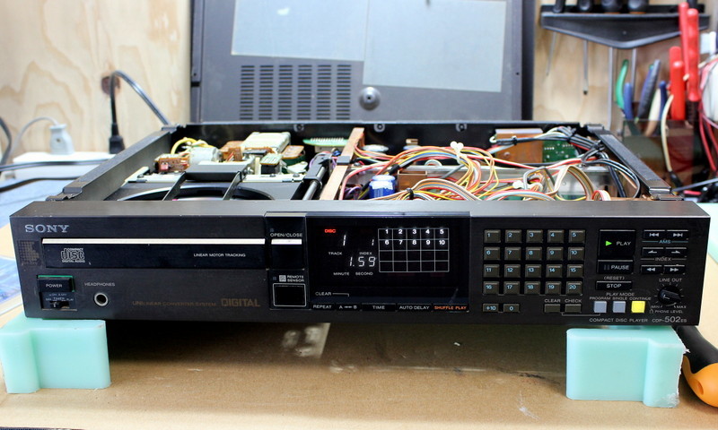 通電OK SONY ソニー CDプレーヤー CDP-502ES CDデッキ 音響機器 