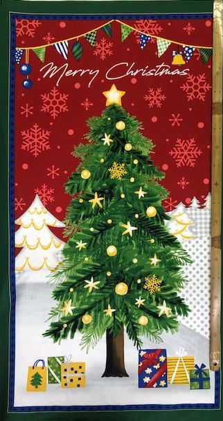 クリスマス柄のパネル（布）_d0156706_13393776.jpg