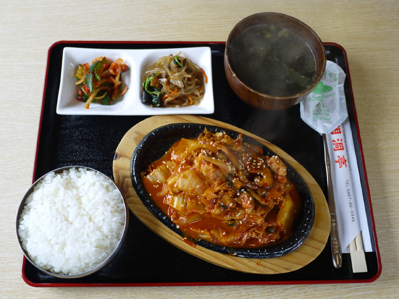 豚ボックム定食 茅ヶ崎 明洞亭 みょんどんてい ぶらり湘南