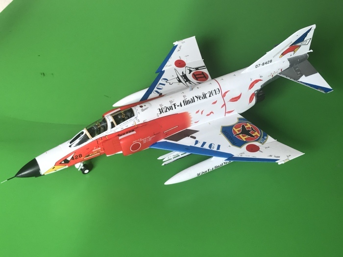 F-4EJ改 第302飛行隊ファントム最終年2019記念塗装 ホワイト、ブラック_c0223634_19480973.jpeg