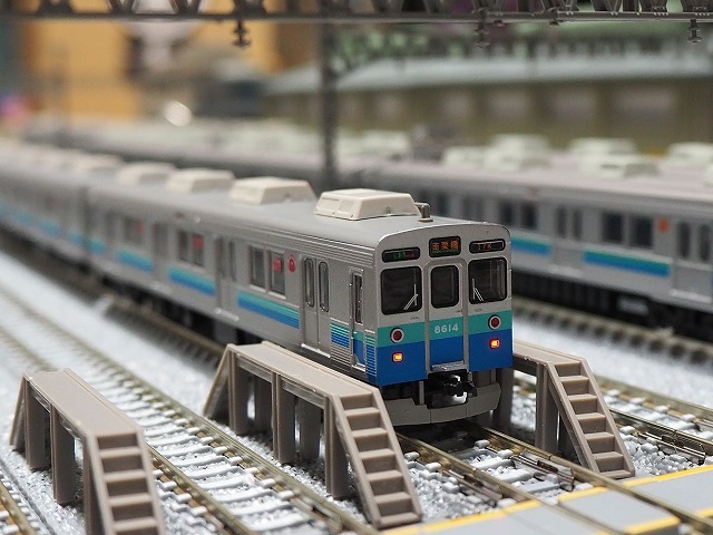 東急8500系　8614編成タイプ・黄色テープ付き　10両セット 東急電鉄8500系 (8614編成・黄色テープ付き) 10両編成セット