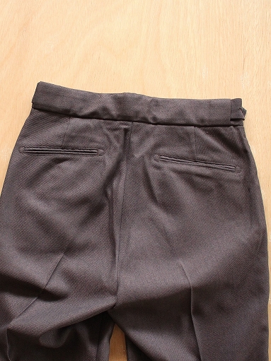 NEEDLES Side Tab Trouser - Elastic Poly Tweed / Brown _b0139281_17424720.jpg