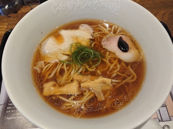 10/22 らあめん花月嵐立川北口店 蔦 醤油Soba ¥900_b0042308_22412647.jpg