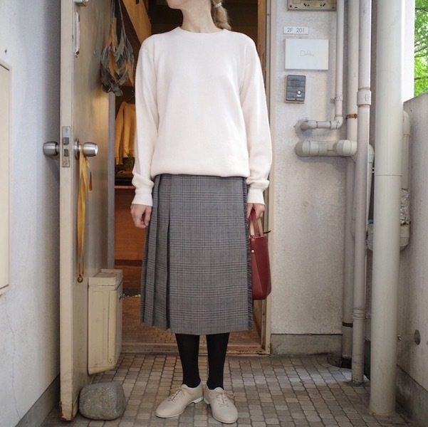 ウールチェックラップスカート_d0364239_19213944.jpg