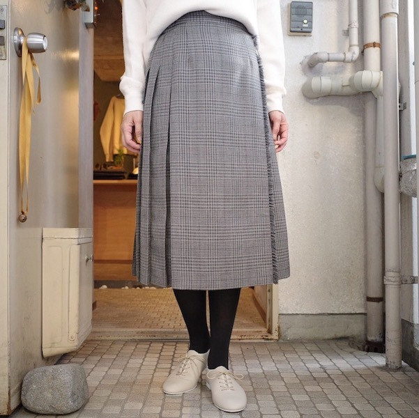 ウールチェックラップスカート_d0364239_19220170.jpg