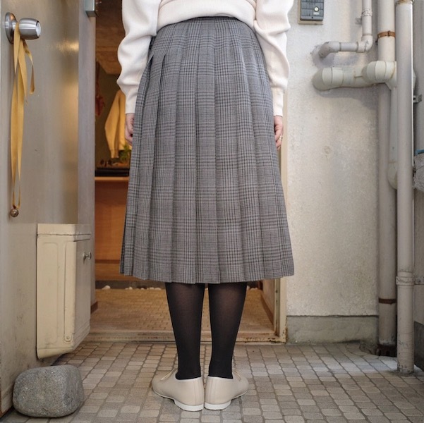 ウールチェックラップスカート_d0364239_19223903.jpg