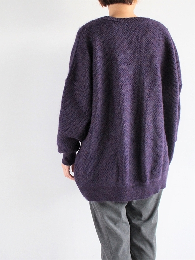 NEEDLES　Mohair Big Sweater - Plain / Purple_b0139281_13352100.jpg