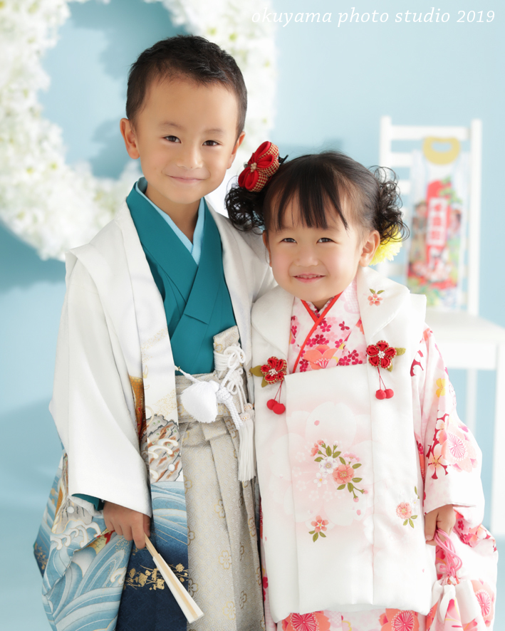 七五三セット兄弟(兄妹) ご兄妹で仲良しポーズ☀七五三記念☀～高槻店～ - シャレニー高槻阪急