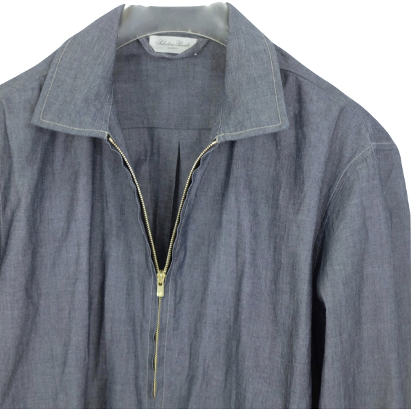Salvatore Piccolo サルヴァトーレ・ピッコロ シャンブレーシャツブルゾン \"GIGI\"_c0118375_23423418.jpeg