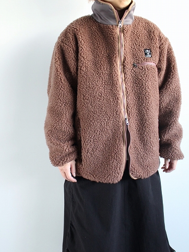 South2 West8 (S2W8) Piping Jacket - Synthetic Pile / Mocha