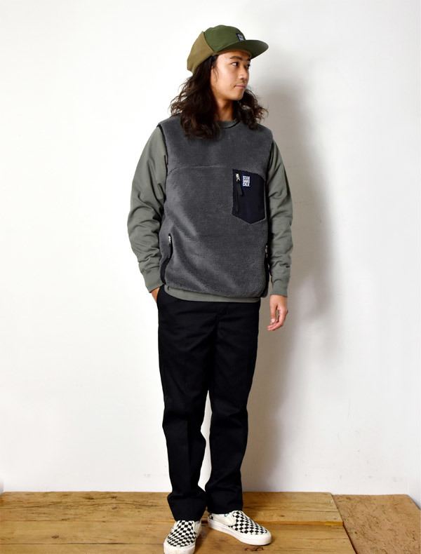 【DELIVERY】 STANDARD CALIFORNIA - Classic Pile Vest_a0076701_12013531.jpg