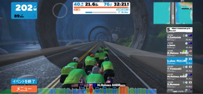 10/19土曜。朝ローラー2時間40分ZWIFT_f0184839_10525456.jpg