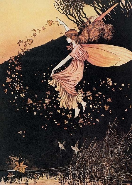 Ida Rentoul Outhwaite:秋を感じるイラスト_c0084183_08460661.jpg