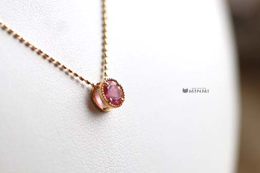 再入荷 極上ピンクトルマリン18k ペンダント_c0140599_18365134.jpg