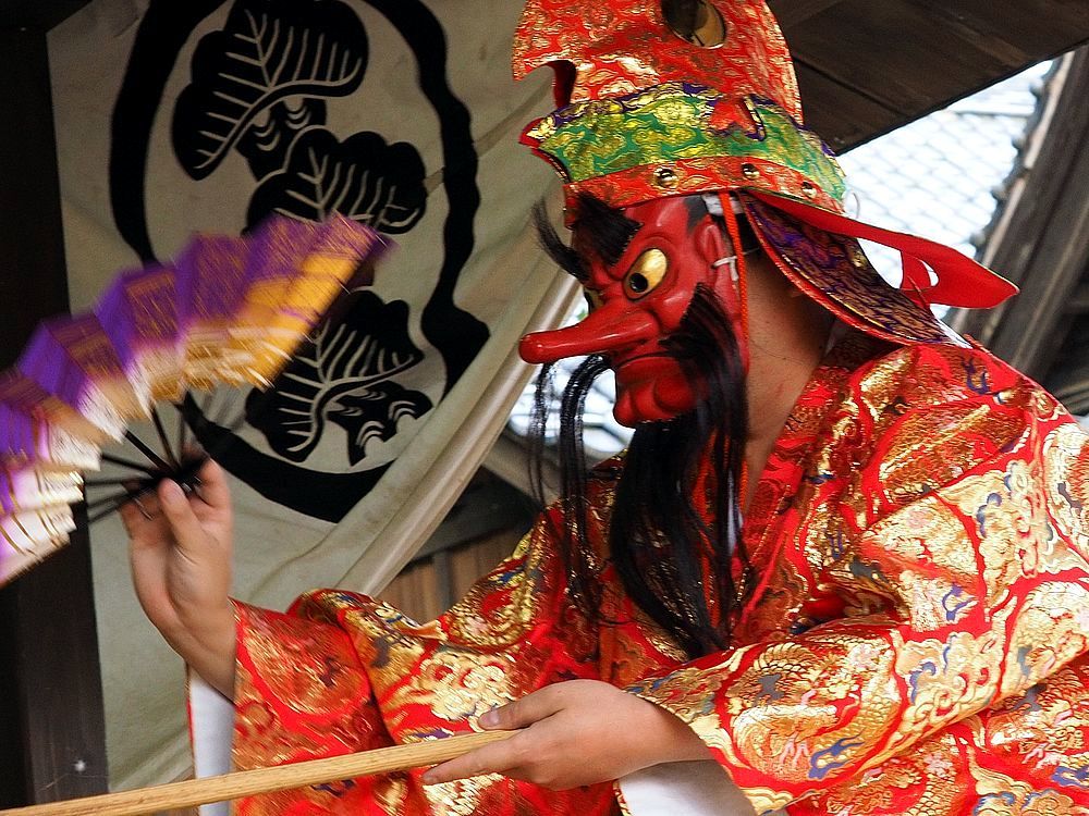 眼光!猿田彦大神・・・太田市・松尾神社奉納神楽_a0031821_09023915.jpg