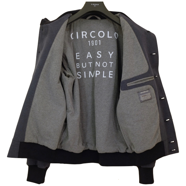 CIRCOLO 1901 チルコロ1901 コットンジャージバルスター型ブルゾン