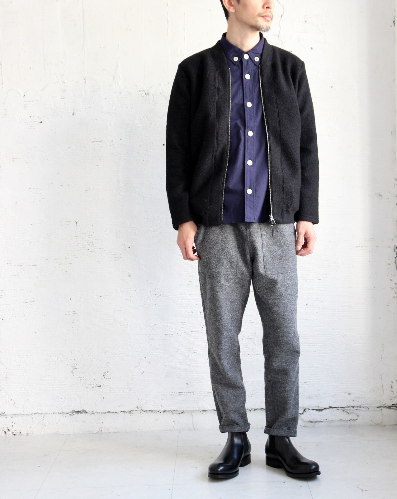 Classic Wool V Zip Cardigan_c0379477_16061892.jpeg