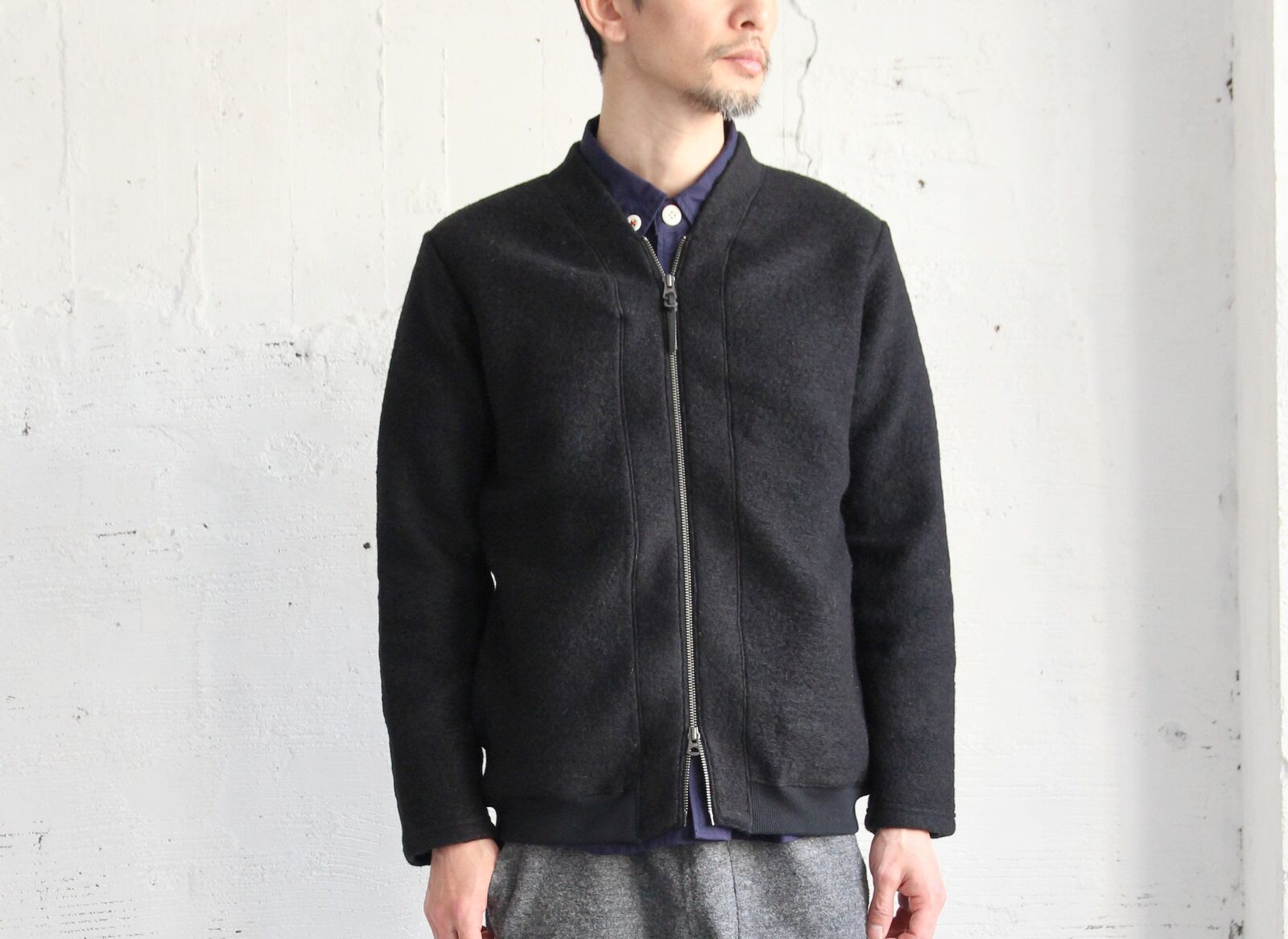 Classic Wool V Zip Cardigan_c0379477_16063369.jpeg