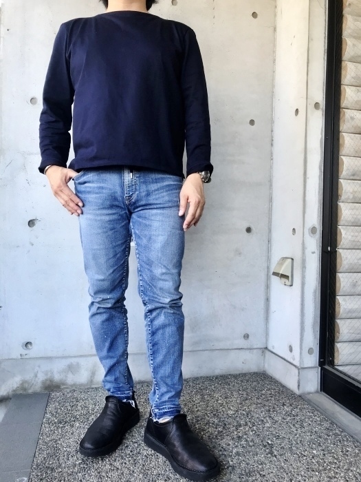 大人気デニム BIGJOHN TAPERED JOGGER 黒_d0152280_16411876.jpg