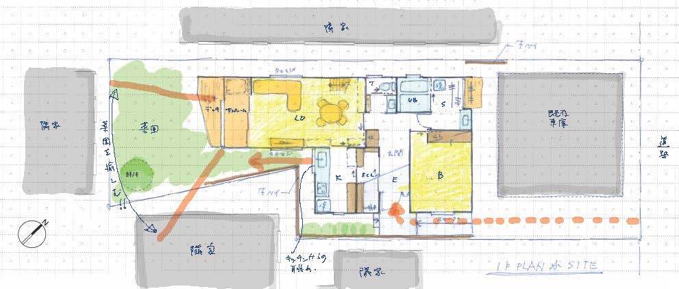 変形敷地のプランニング 金沢町の家2_b0349892_16483368.jpg