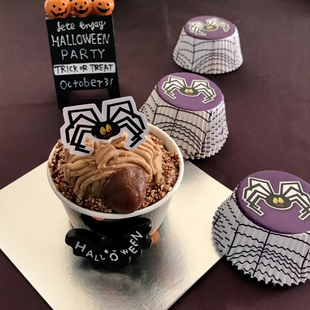 ハロウインに・・ミイラ男のカップケーキ☆_e0141159_14380442.jpeg