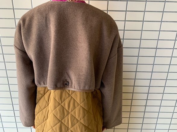 QUINOA BOUTIQUE◆ウールモッサ×キルティングCoat◆_e0269968_15432208.jpg