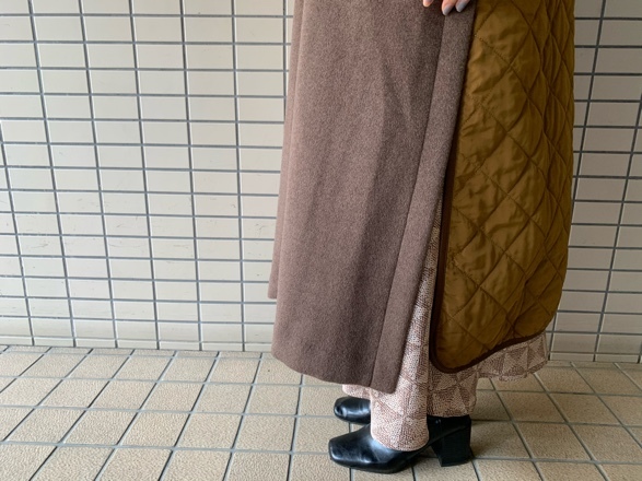 QUINOA BOUTIQUE◆ウールモッサ×キルティングCoat◆_e0269968_15432820.jpg