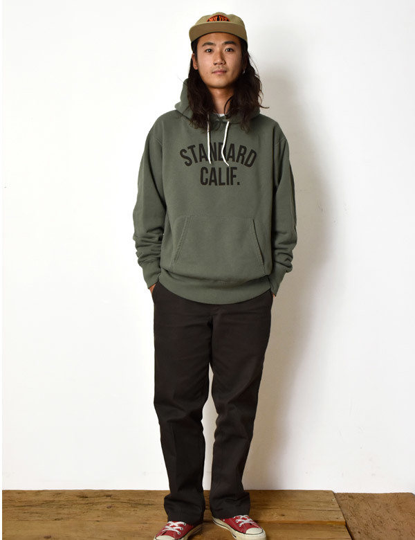 【DELIVERY】 STANDARD CALIFORNIA - Pullover Hood Sweat with Logo_a0076701_17001277.jpg