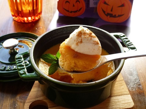 ハロウィンスウィートで♪ さつまいもプリン_d0319943_07415698.jpg