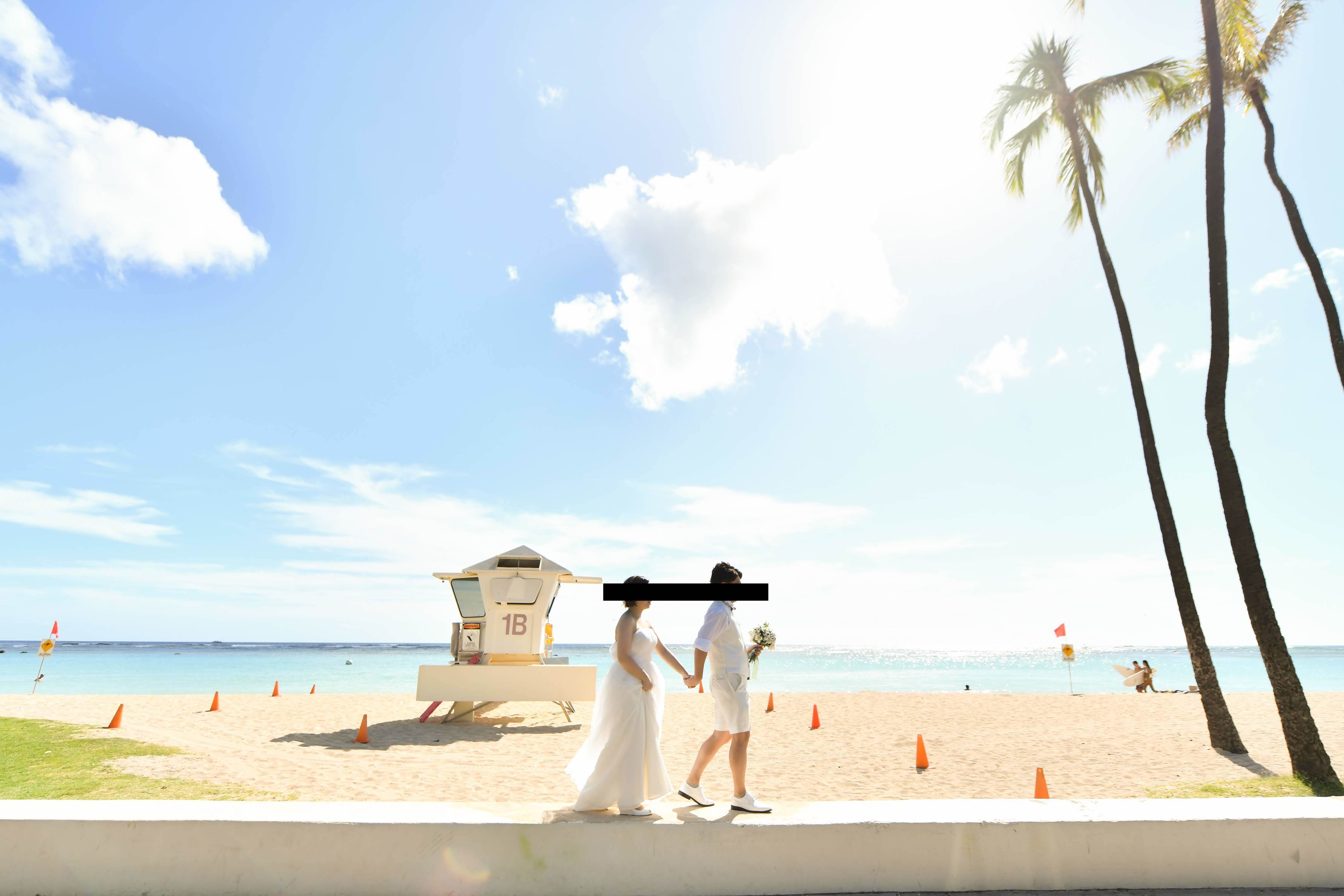 ハワイ旅行2 〜2日目〜 Cheers Wedding にてウエディングフォトを撮ってもらう。_b0024832_21163525.jpg