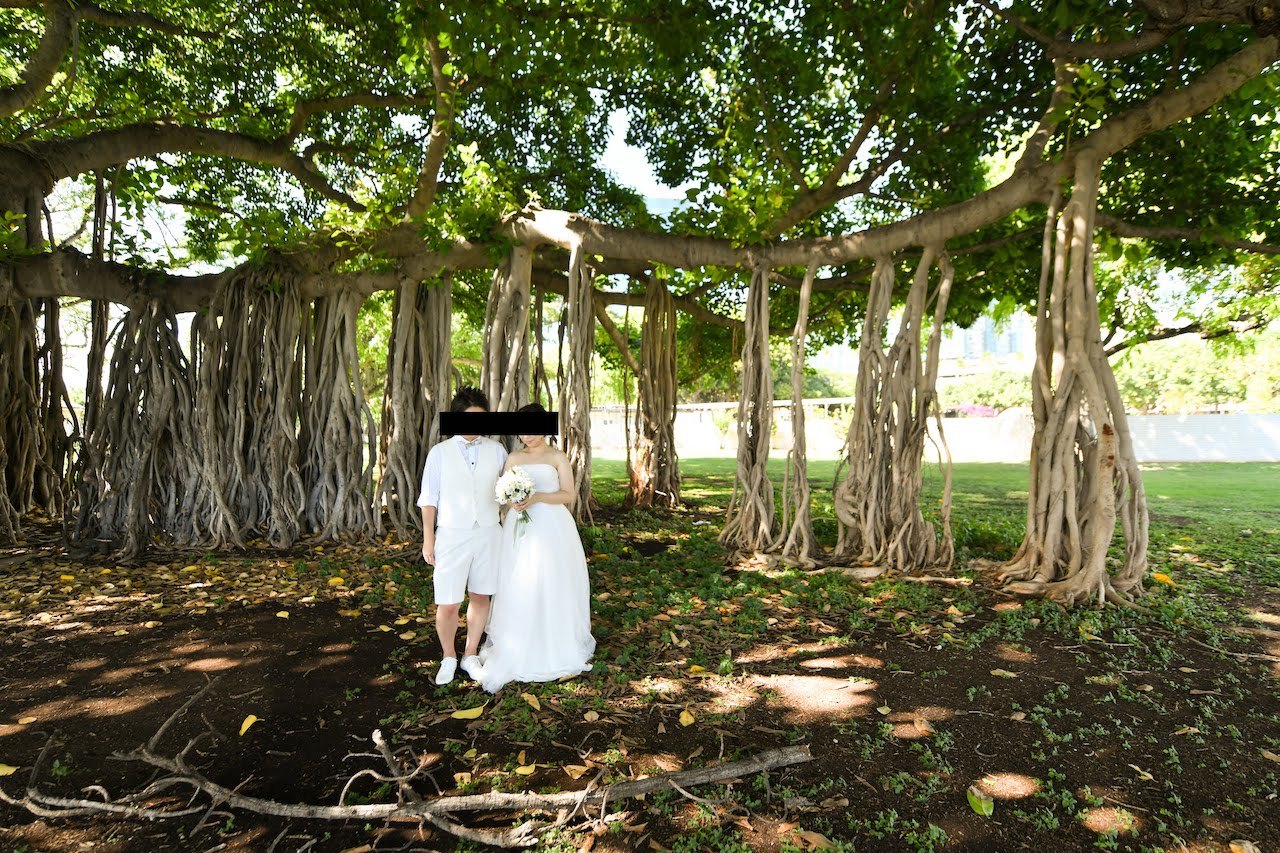 ハワイ旅行2 〜2日目〜 Cheers Wedding にてウエディングフォトを撮ってもらう。_b0024832_21172126.jpg