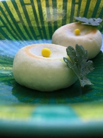 光琳菊 薯蕷饅頭 和のお菓子作り